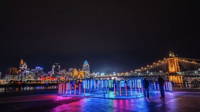 Blink Cincinnati light festival